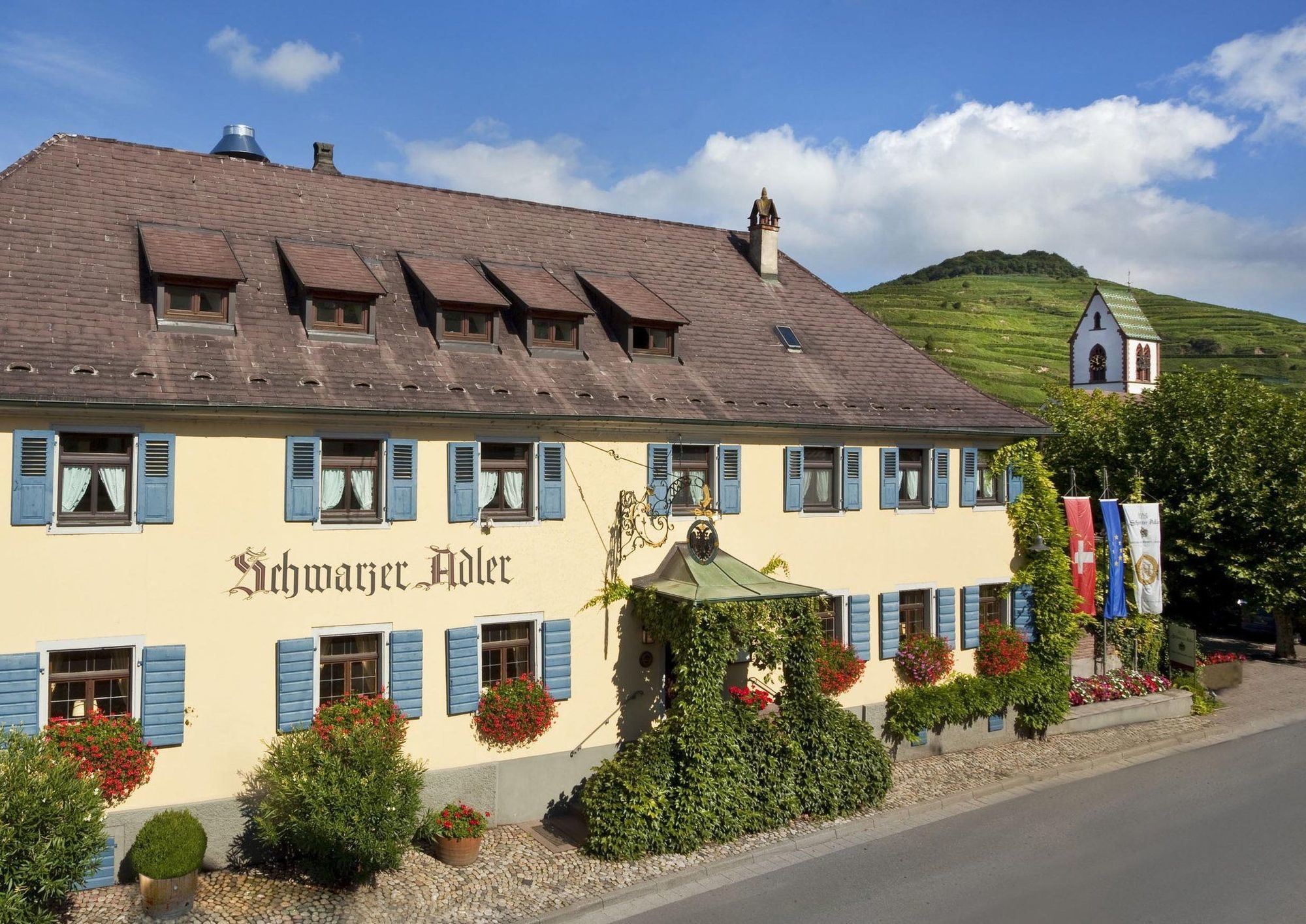 福格茨堡 Schwarzer Adler酒店 餐厅 照片