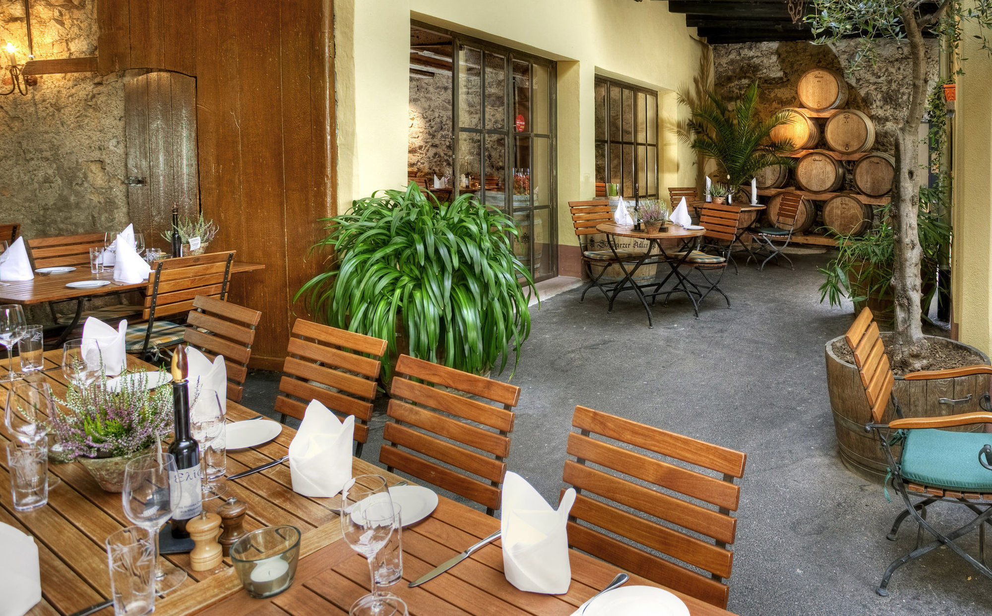 福格茨堡 Schwarzer Adler酒店 餐厅 照片