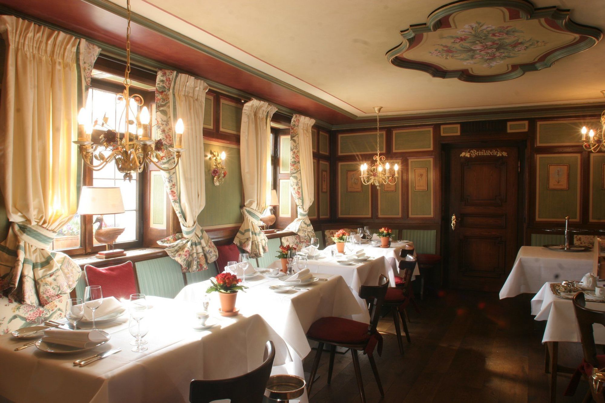 福格茨堡 Schwarzer Adler酒店 餐厅 照片